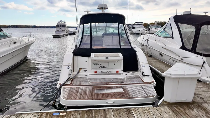 Slide: The Image of 2016 Sea Ray Sundancer 370 docked, rear view. - 7