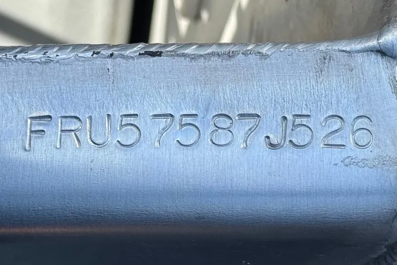 Slide: The Image of Hull identification number on a 2026 Berkshire 22RFX LE boat. - 29