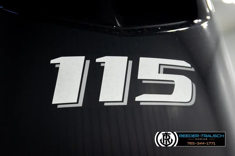 Slide: The Image of Close-up of '115' decal on 2008 Sun Tracker Party Barge 24. - 37