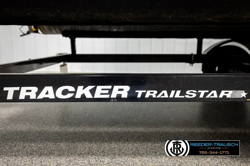 Slide: The Image of Trailer for 2008 Sun Tracker Party Barge 24, featuring Tracker Trailstar branding. - 39