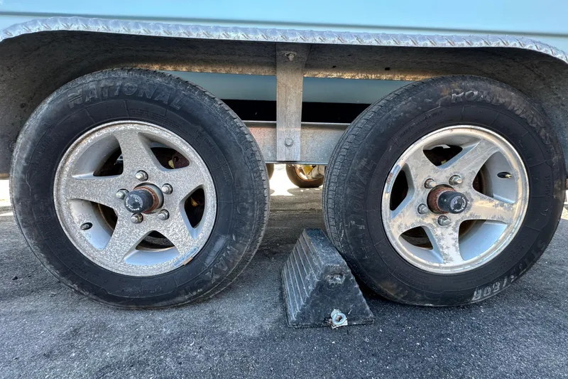 Slide: The Image of Open storage compartment on 2023 Tidewater 210 CC Adventure boat deck. - 43