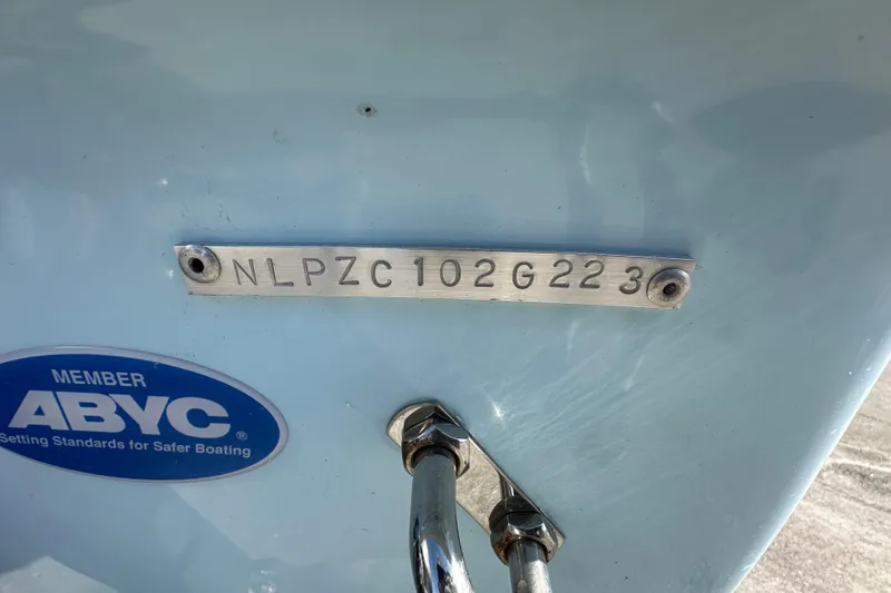 Slide: The Image of Open storage compartment on 2023 Tidewater 210 CC Adventure boat deck. - 46