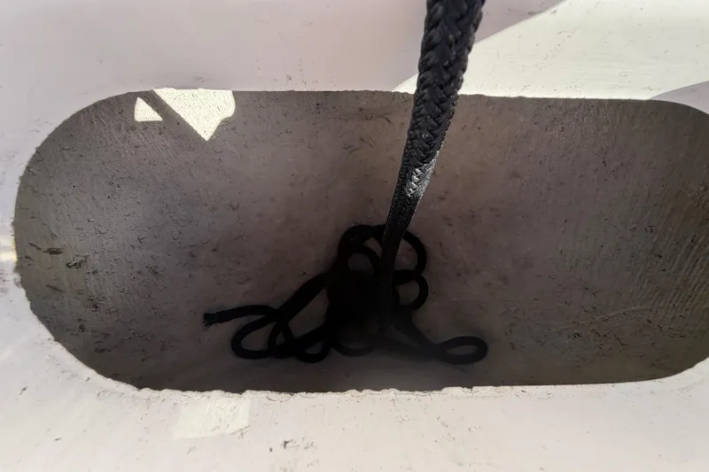 Slide: The Image of Rope in storage compartment of 2023 Tidewater 210 CC Adventure boat. - 50