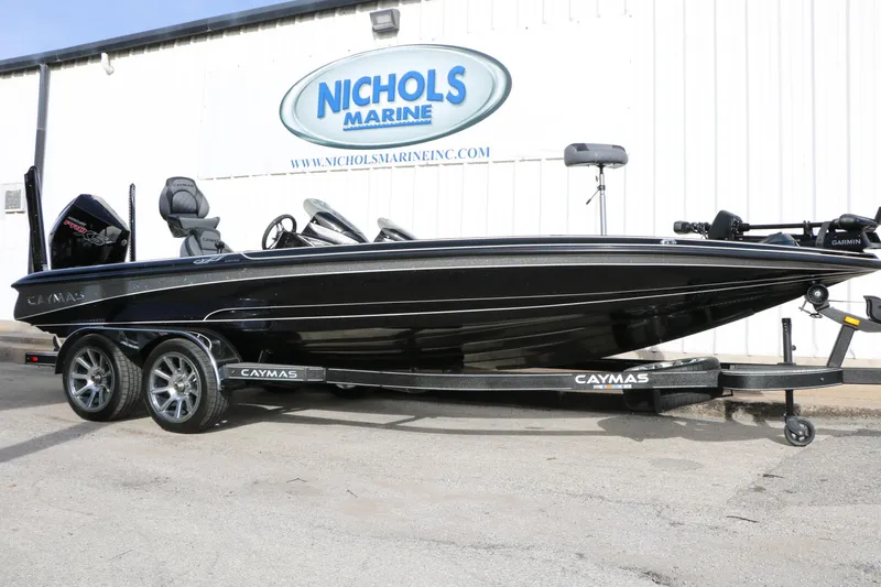 The Image of 2025 Caymas CX 21 PRO boat on trailer at Nichols Marine dealership. - 0