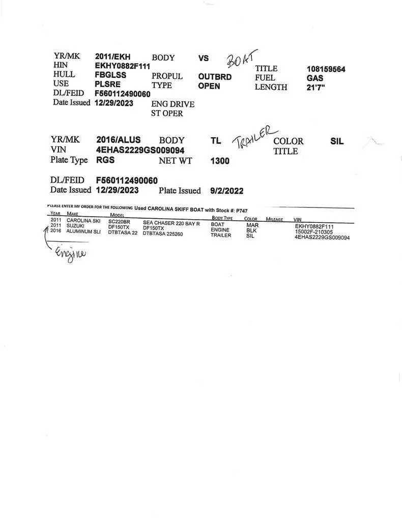 Slide: The Image of Carolina SEA CHASER 2011 - 5