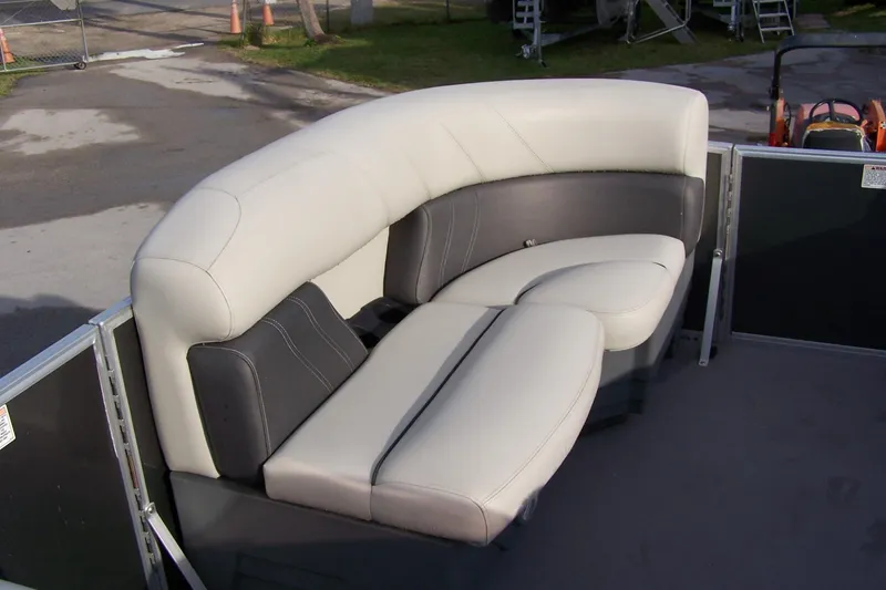 Slide: The Image of 2023 Sylvan Mirage 8520 Party Fish boat with luxurious seating. - 8