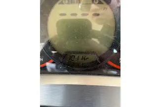 Slide: The Image of Close-up of 2017 Scarab 165 HO boat dashboard display. - 19