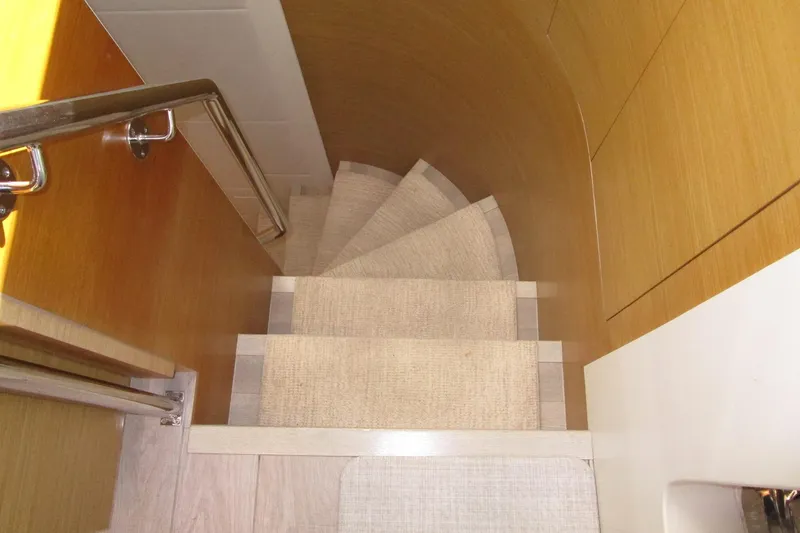 Slide: The Image of Lower helm and galley area steps to forward cabins - 22