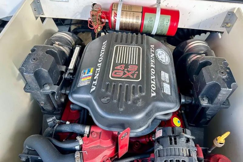 Slide: The Image of Volvo Penta 4.3 GXI engine in 2012 Regal 2100 Bowrider boat. - 34