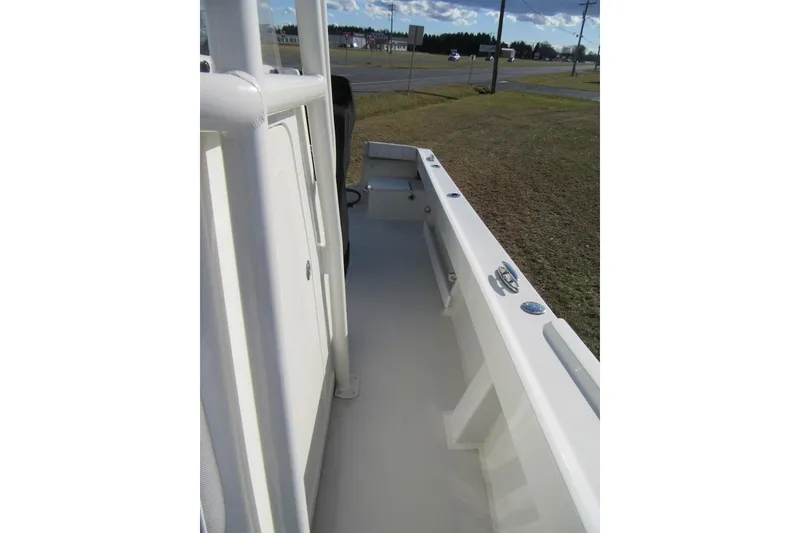 Slide: The Image of 2022 Parker 2300 Special Edition boat deck, showcasing sleek design and modern features. - 8