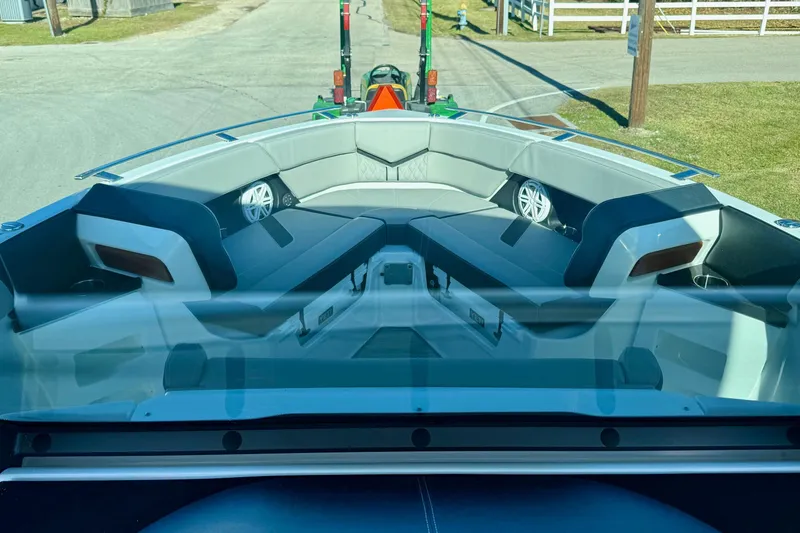 Slide: The Image of Interior view of the 2026 Monterey Elite 30 OB boat. - 15