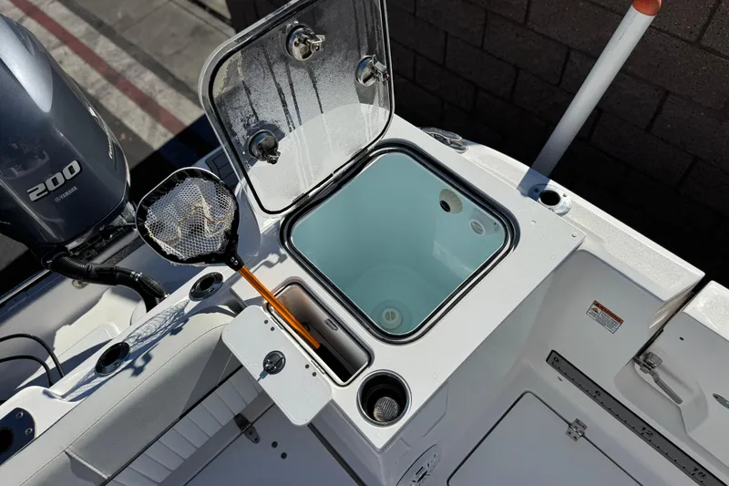 Slide: The Image of 2021 Sea Fox 268 Commander boat with Yamaha 200 engine and fishing equipment. - 39