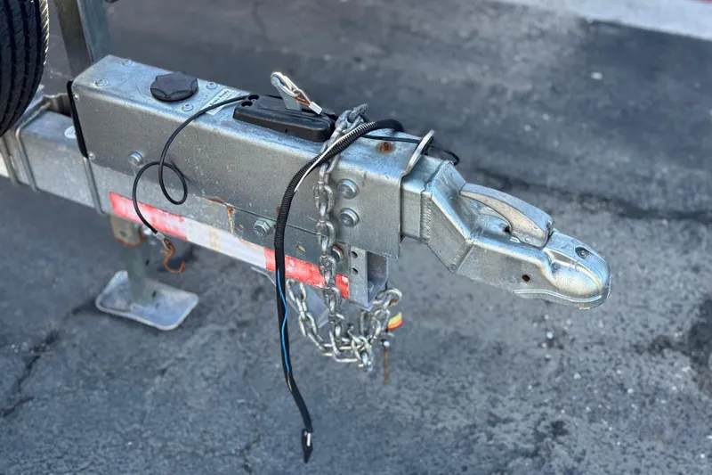 Slide: The Image of Trailer hitch of a 2021 Sea Fox 268 Commander on asphalt surface. - 54