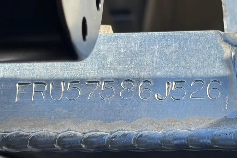 Slide: The Image of Serial number "FRU57586J526" on 2026 Berkshire 22UL CTS metal surface. - 31