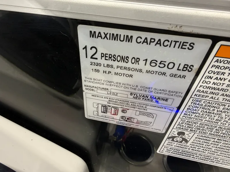 Slide: The Image of Sylvan L3 DLZ 22' Swingback Tritoon & Mercury 150HP 4-Stroke EFI 2022 - 14