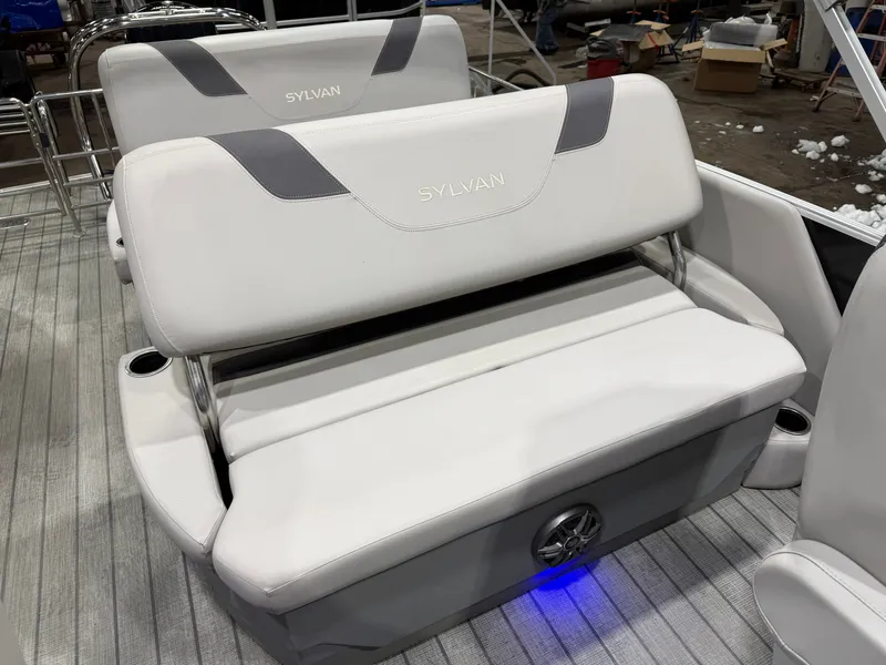 Slide: The Image of Sylvan L3 DLZ 22' Swingback Tritoon & Mercury 150HP 4-Stroke EFI 2022 - 16