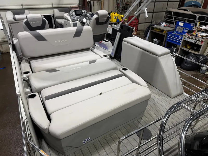 Slide: The Image of Sylvan L3 DLZ 22' Swingback Tritoon & Mercury 150HP 4-Stroke EFI 2022 - 21