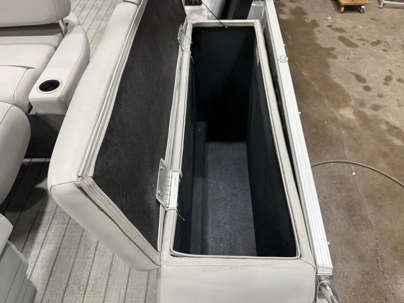 Slide: The Image of Sylvan L3 DLZ 22' Swingback Tritoon & Mercury 150HP 4-Stroke EFI 2022 - 24