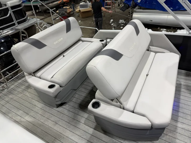 Slide: The Image of Sylvan L3 DLZ 22' Swingback Tritoon & Mercury 150HP 4-Stroke EFI 2022 - 27