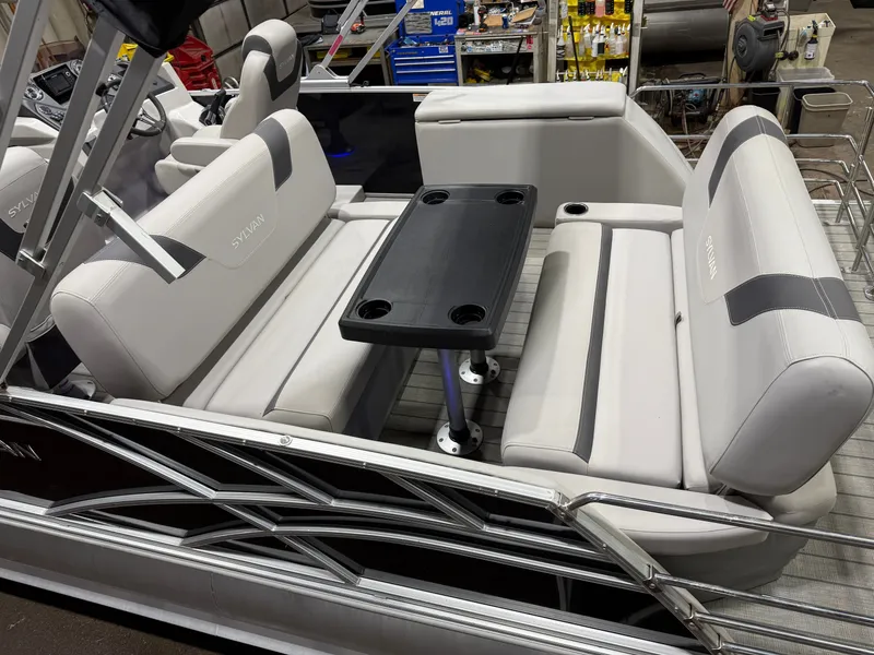 Slide: The Image of Sylvan L3 DLZ 22' Swingback Tritoon & Mercury 150HP 4-Stroke EFI 2022 - 4