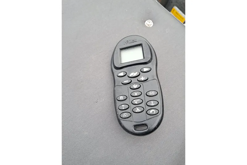 Slide: The Image of Remote control on a Crestliner 1650 Fish Hawk boat, 2013 model. - 11