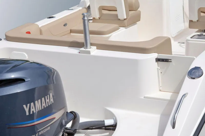 Slide: The Image of Manufacturer Provided Image: 2016 Pursuit DC 235 Dual Console boat with Yamaha outboard motor. - 23