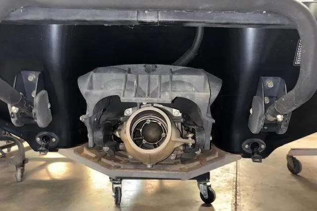 Slide: The Image of 2014 Yamaha WaveRunner FX Cruiser HO jet propulsion system close-up. - 16