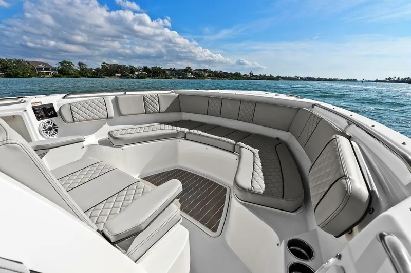 Slide: The Image of 2024 Pursuit S 358 Sport - Foredeck - 14