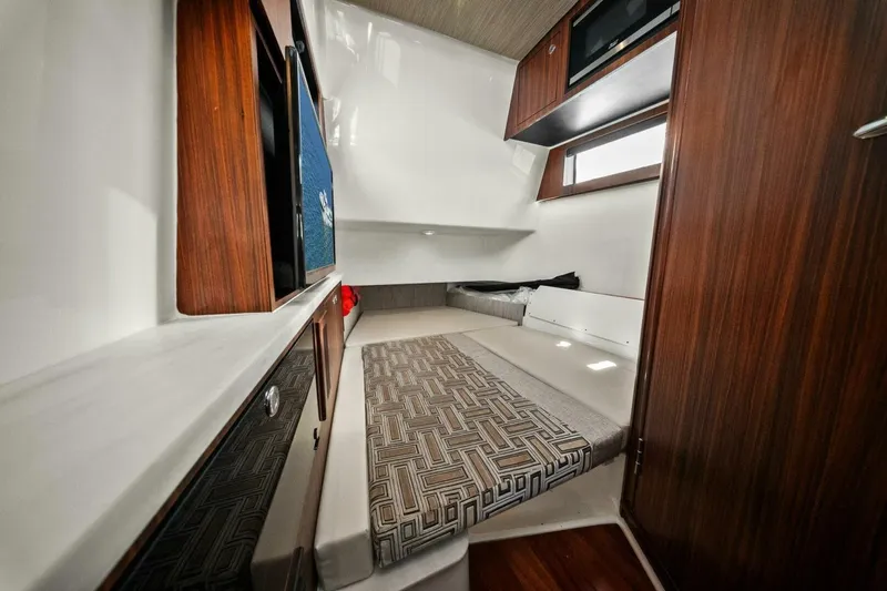 Slide: The Image of 2024 Pursuit S 358 Sport - Cabin - 23