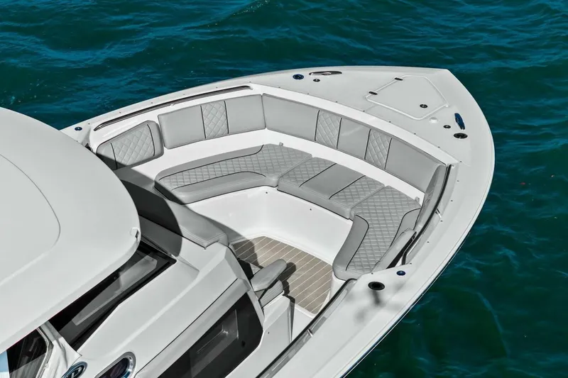 Slide: The Image of 2024 Pursuit S 358 Sport - Foredeck - 3