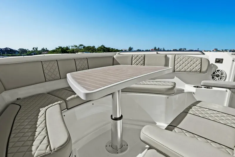 Slide: The Image of 2024 Pursuit S 358 Sport - Foredeck Seating - 4