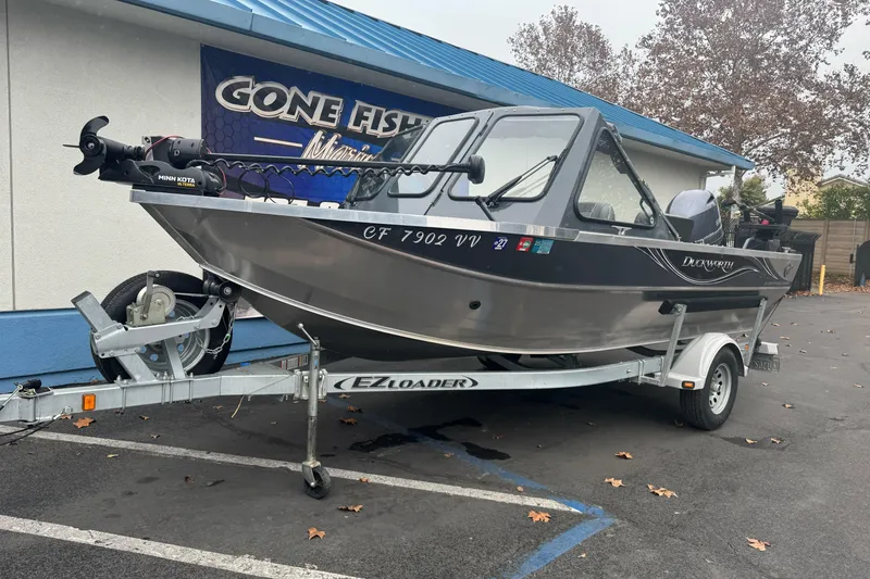 Slide: The Image of 2022 Duckworth 18 Advantage Sport boat on trailer at Gone Fishin' Marine. - 3