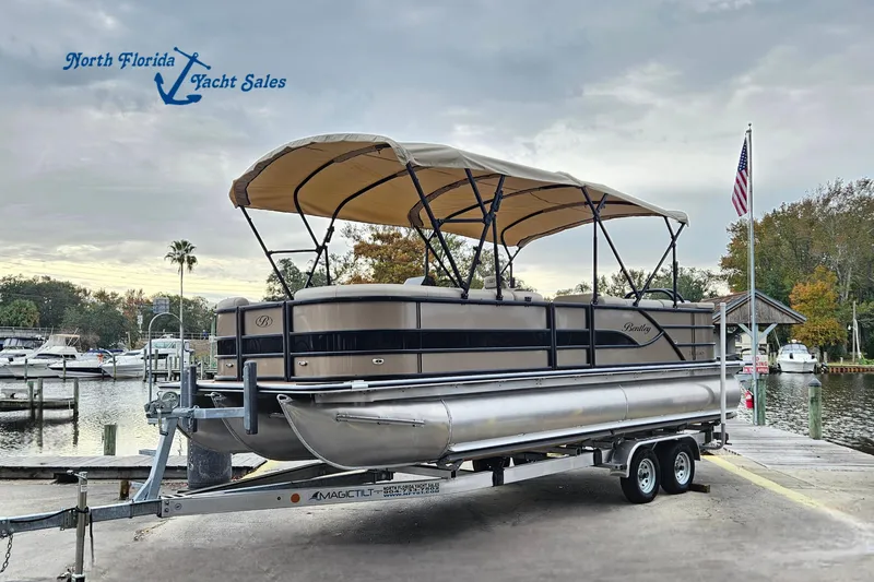 The Image of 2026 Bentley Pontoons Legacy 243 Cruise on trailer at North Florida Yacht Sales. - 0