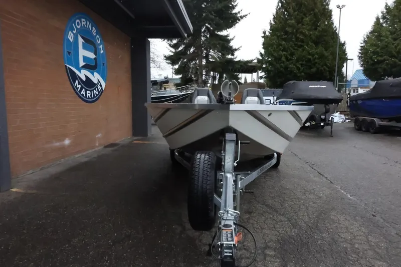 Slide: The Image of 2025 Thunder Jet 209 Rush OT boat at Bjornson Marine dealership. - 3