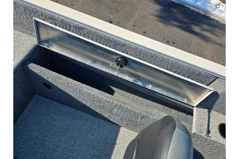 Slide: The Image of 2021 Tracker Pro Guide V-165 WT boat interior storage compartment. - 27