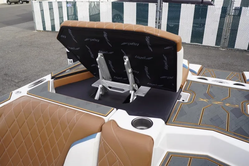 Slide: The Image of 2023 Tigé 24RZX boat with adjustable seating and stylish upholstery. - 78