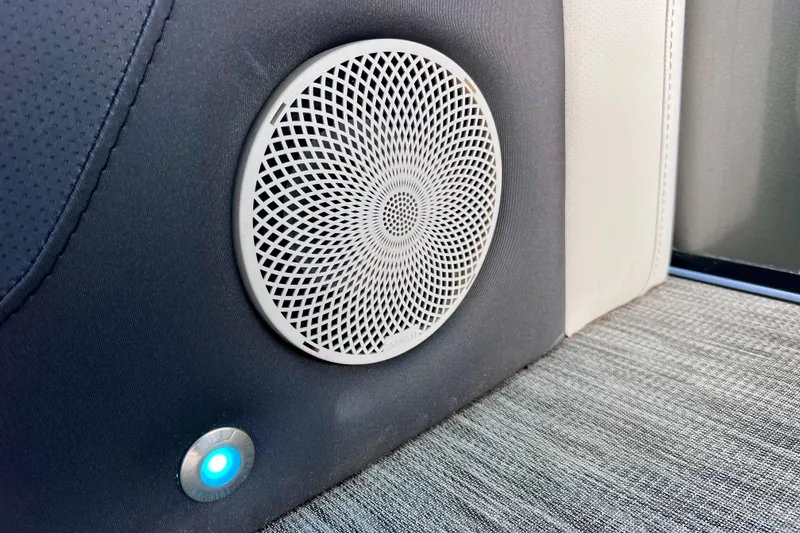 Slide: The Image of Speaker and blue LED light in 2023 Barletta Corsa 23UC interior. - 27