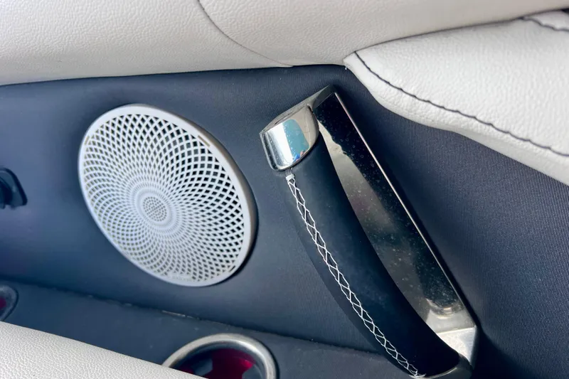 Slide: The Image of Interior detail of 2023 Barletta Corsa 23UC with speaker and handle design. - 63