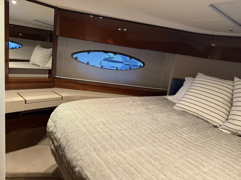 Slide: The Image of Luxurious cabin of the 2018 Princess F49 yacht. - 17