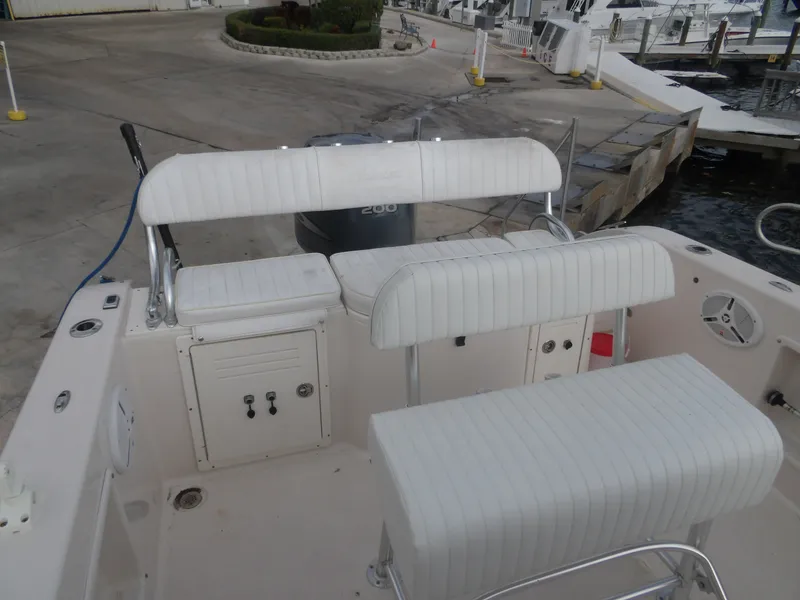 Slide: The Image of Interior view of a 2006 Cobia 214 Center Console boat. - 28