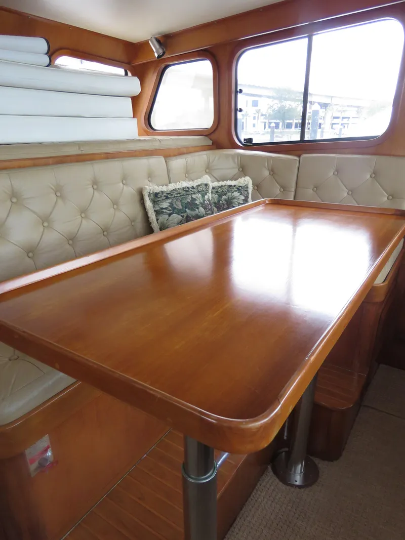 Slide: The Image of Interior of 1987 DeFever 49 Pilothouse yacht. - 23