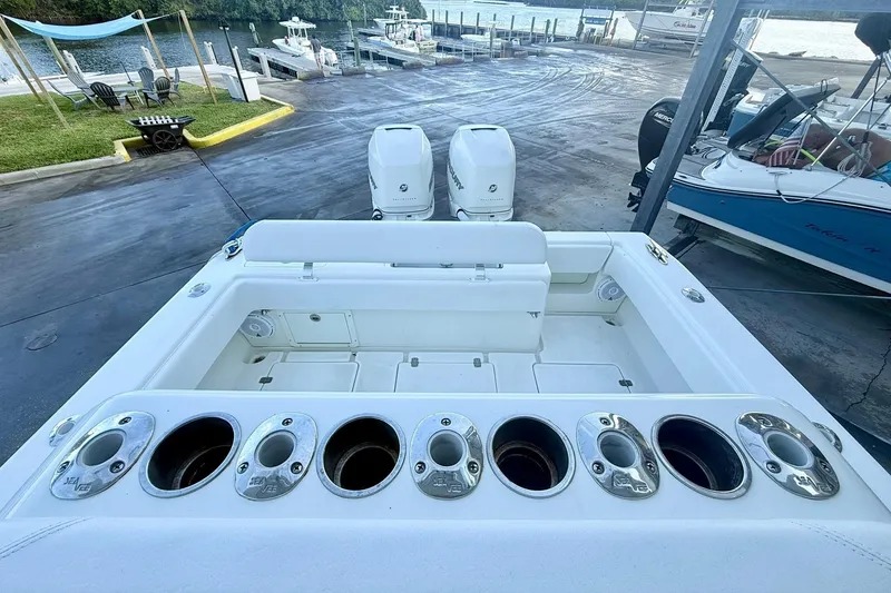 Slide: The Image of 32 SeaVee - T-Top Rod Holders - 16