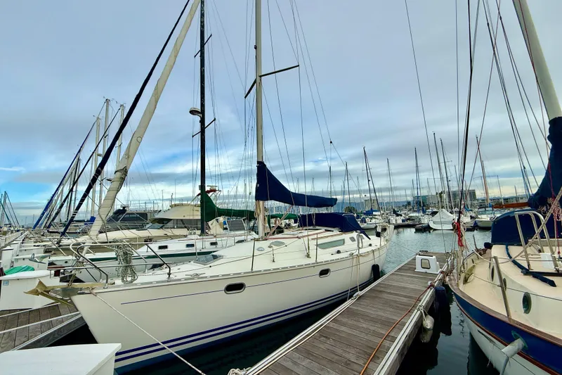 The Image of AI generated image showing SWEET SEAS under sail - 0