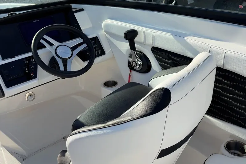 Slide: The Image of Interior of 2024 Sea Ray SPX 230 boat. - 2