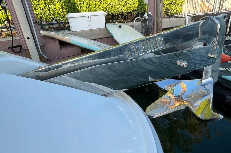 Slide: The Image of 2019 Schaefer 510 GT Pininfarina yacht anchor. - 46