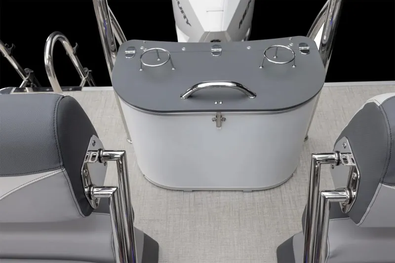 Slide: The Image of Manufacturer Provided Image: 2025 Avalon LSZ Quad Lounger Shift boat interior with sleek seating and modern design. - 7