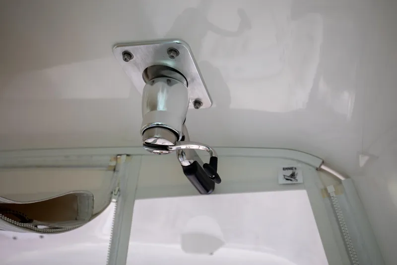 Slide: The Image of Ceiling-mounted fixture on 2015 Albemarle 360 Express Fisherman boat interior. - 32