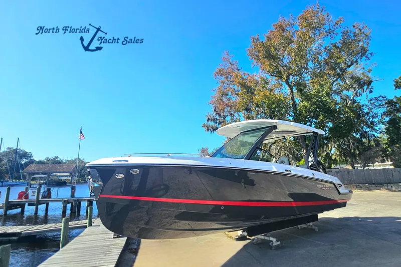 The Image of 2026 Monterey Elite 27 OB boat at North Florida Yacht Sales dock. - 0