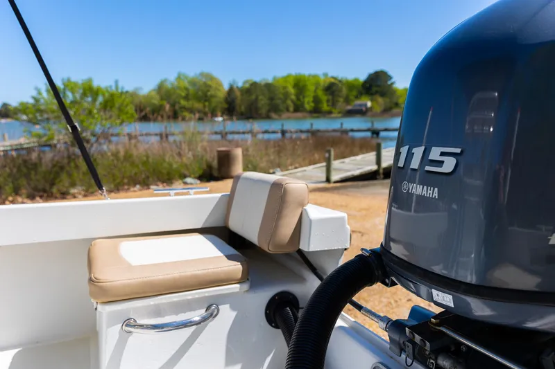 Slide: The Image of Parker 1801 Center Console boat with Yamaha 115 engine, 2017 model. - 10