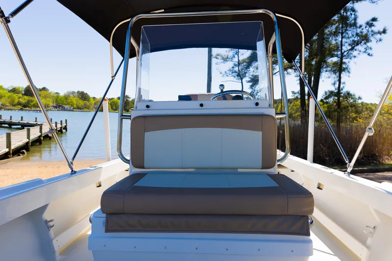 Slide: The Image of 2017 Parker 1801 Center Console boat on calm waters. - 6